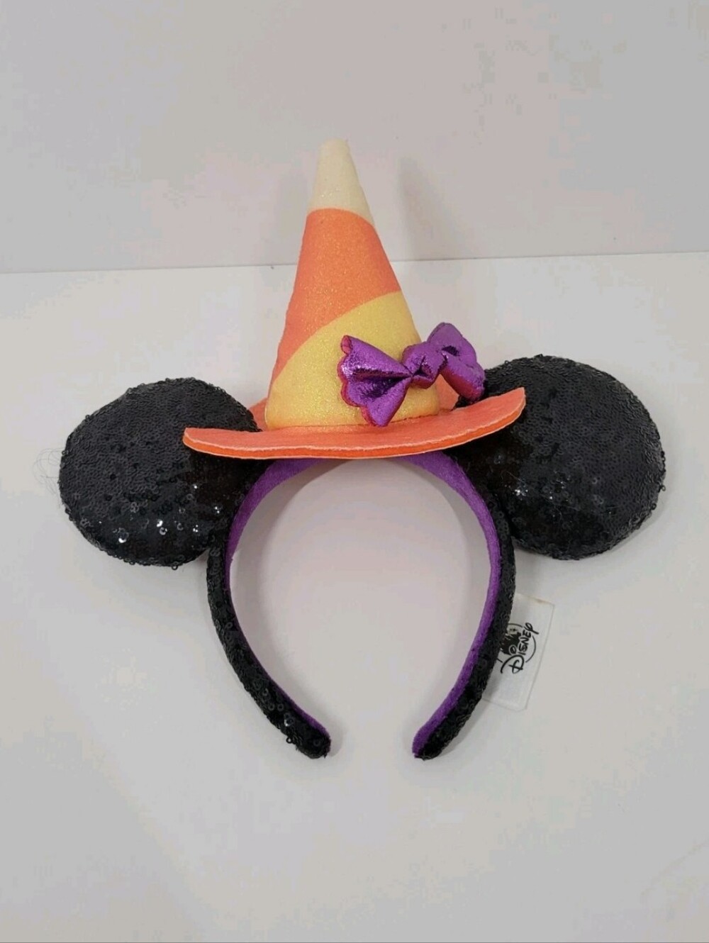 Disney Parks Minnie Mouse 2020 Halloween Candy Corn Witch Hat Ears Headband